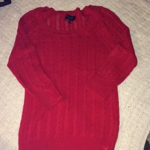 American Eagle quarter sleeve knit sweater